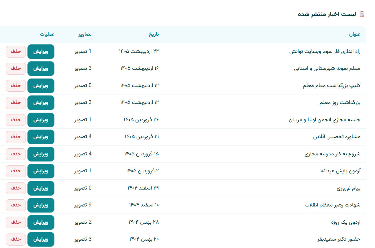 راه اندازی فاز سوم وبسایت توانش