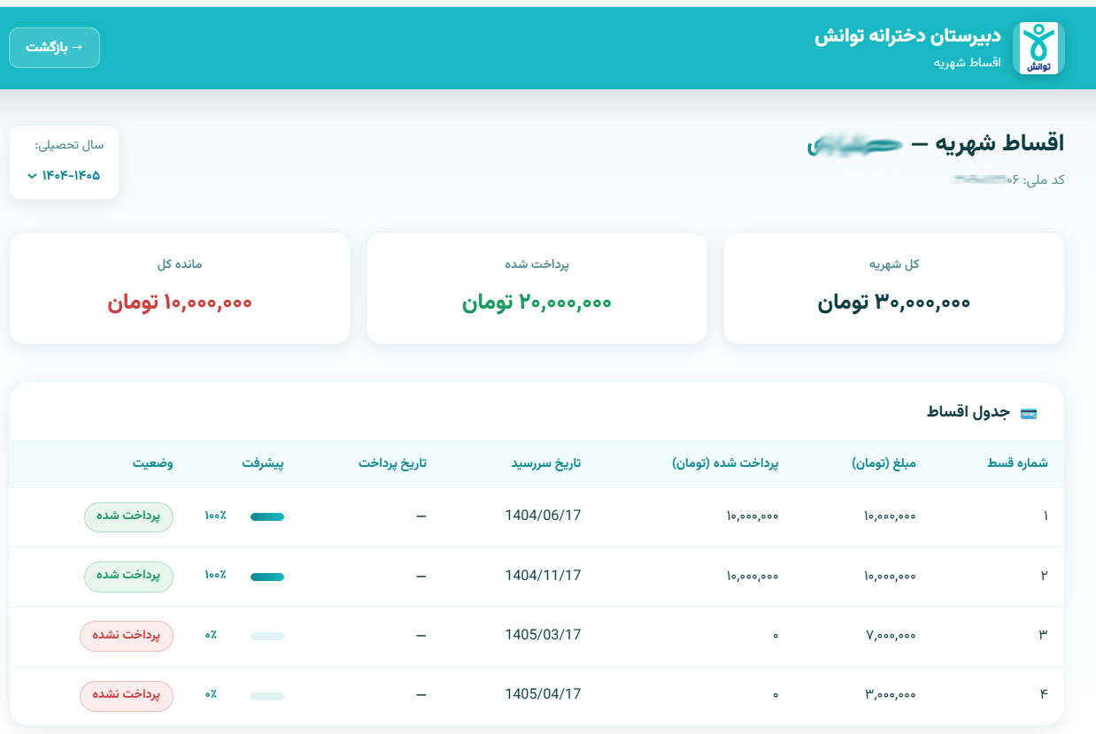 راه اندازی فاز سوم وبسایت توانش