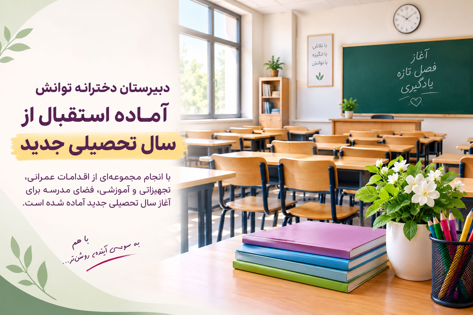 آمادگی برای شروع سال تحصیلی جدید